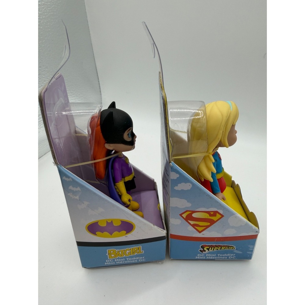 DC MINI TODDLER GIRL FIGURES Set of 6 jakks PACIFIC WB DC Collectibles 3" Sealed - Picture 8 of 11